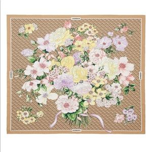 Burberry Archive Bouquet Floral Silk Scarf